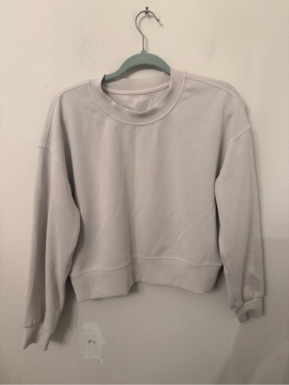 lululemon athletica Neutral Light Gray Pullover